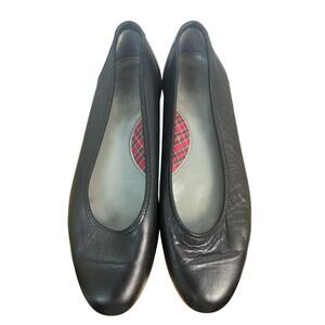 Lady Red Wings black leather flats likely discontinued women’s dress shoe 8.5